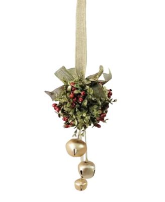 Декор на дверь Ganz Kissing Krystals 5" Jingle Bell Door Decor Kiss Ball