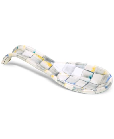 Подставка для ложки Mackenzie-Childs Sterling Check