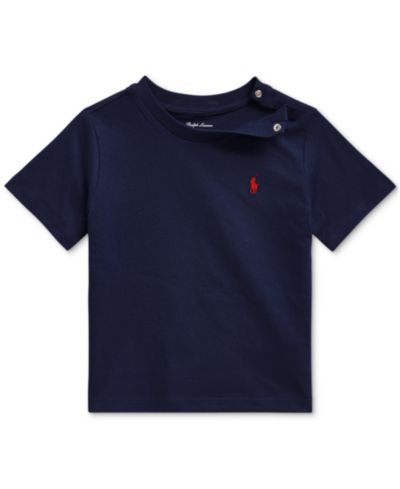 Футболка Polo Ralph Lauren Baby Boys Cotton Crewneck Embroidered Pony