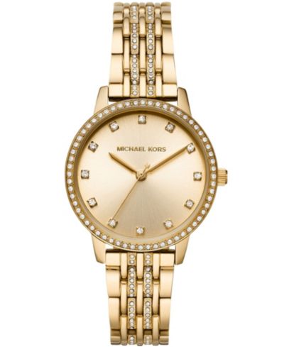 Michael Kors Женские часы Melissa Gold-Tone Stainless Steel 35mm