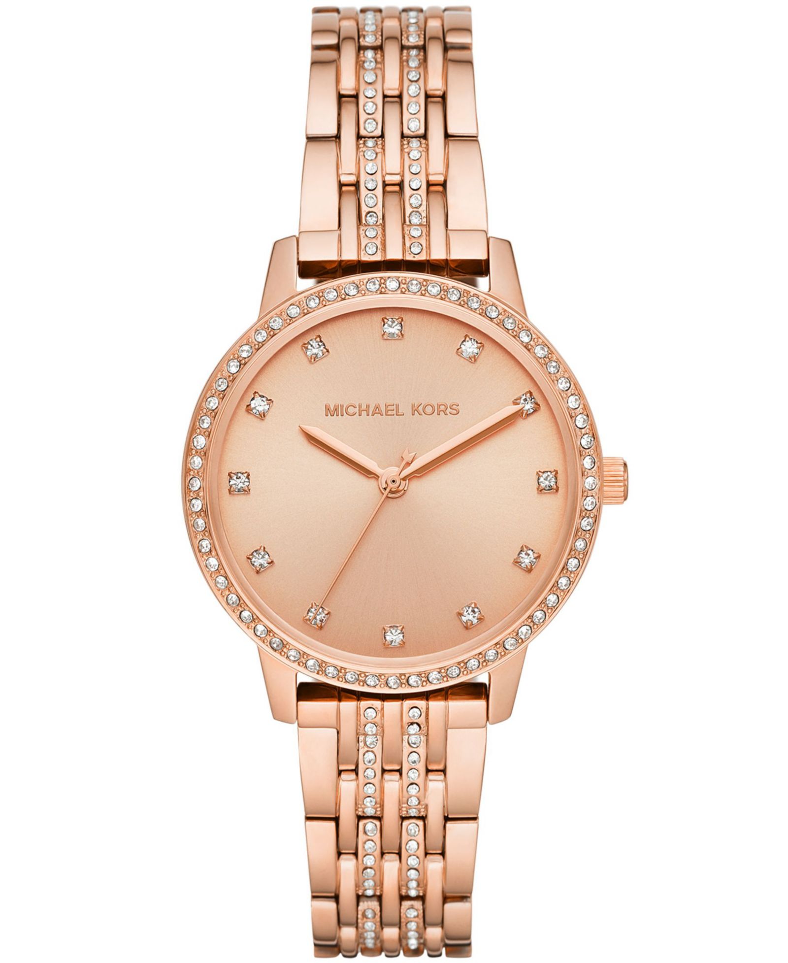 Женские часы Michael Kors Melissa Rose Gold-Tone Stainless Steel 35mm
