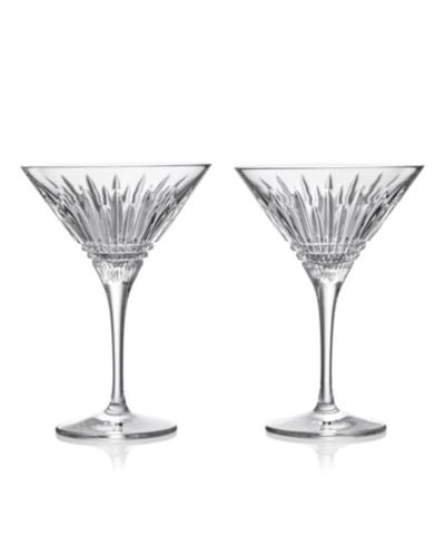 Waterford Lismore Diamond Martini Glasses, Set of 2