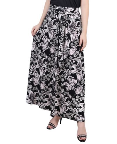 Black White Floral