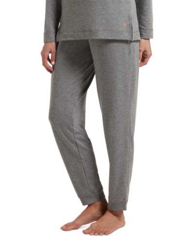 HUE® Super-Soft French Terry Cuffed Lounge Pants