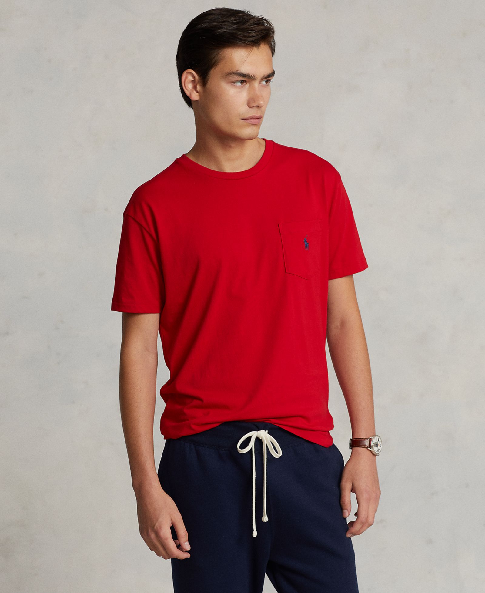 Polo Ralph Lauren Men's Classic-Fit Crewneck Pocket T-Shirt
