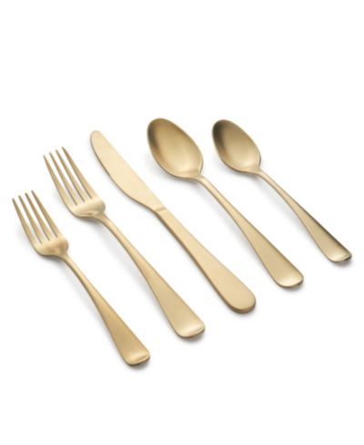 Набор столовых приборов Cambridge Silversmiths Rhiannon Champagne Satin 20-Piece