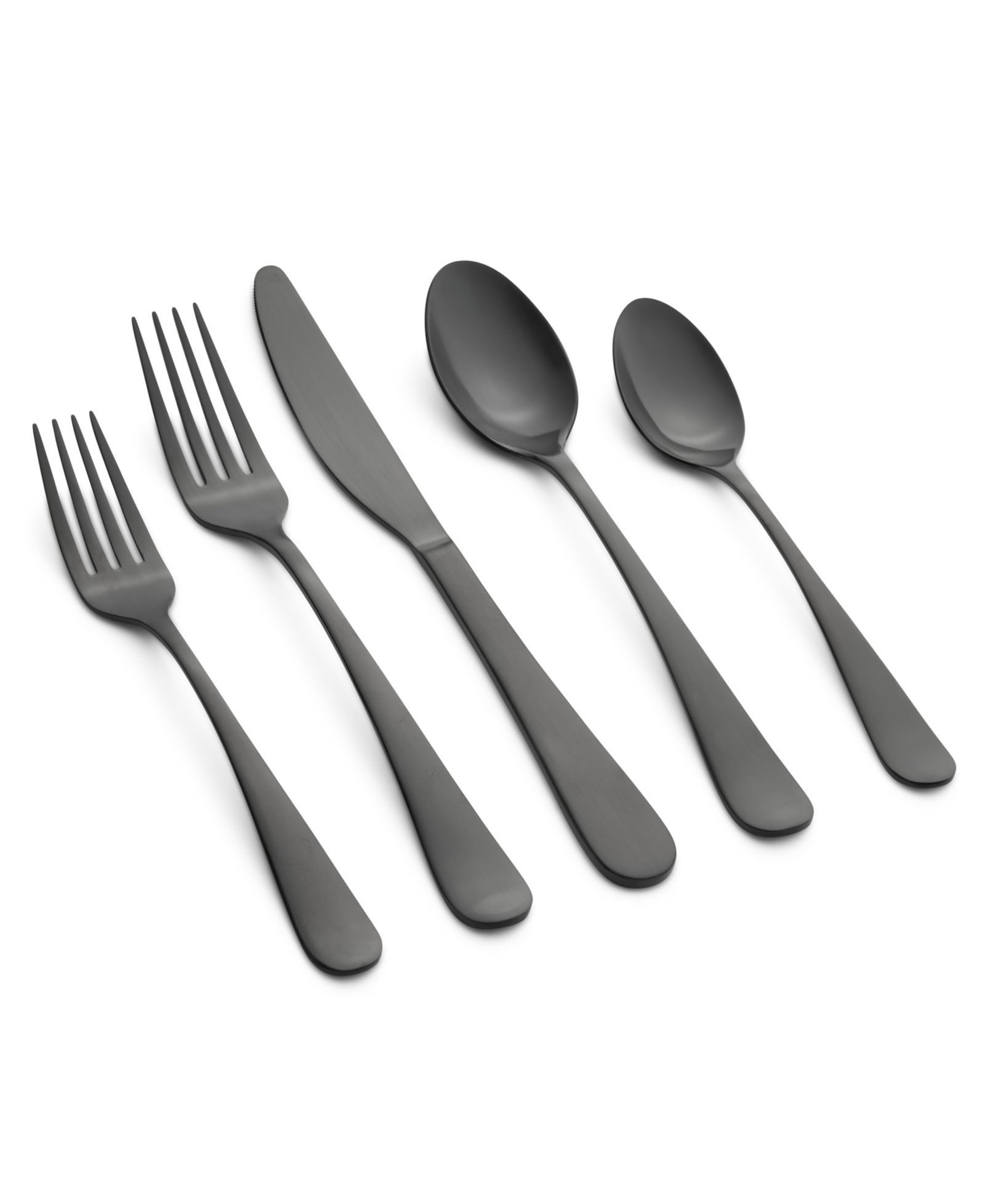 Набор столовых приборов Cambridge Silversmiths Rhiannon Black Satin, 20 предметов