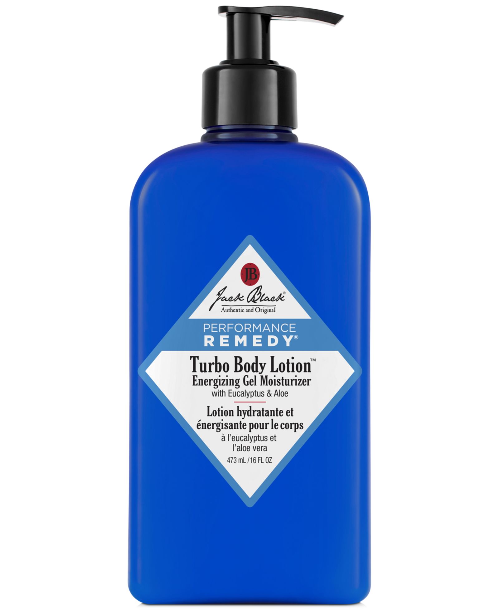Jack Black Turbo Body Lotion Energizing Gel Moisturizer, 16-oz.