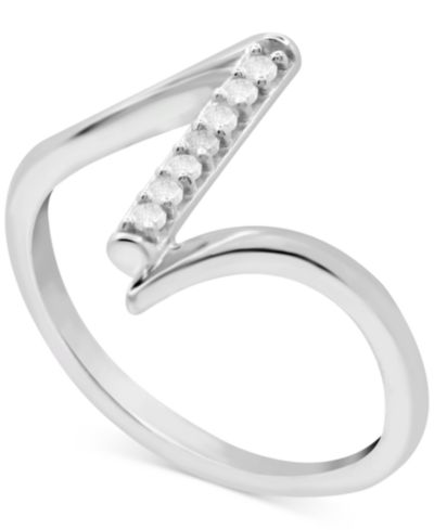 Кольцо Diamond Statement (1/10 ct. t.w.) в Sterling Silver