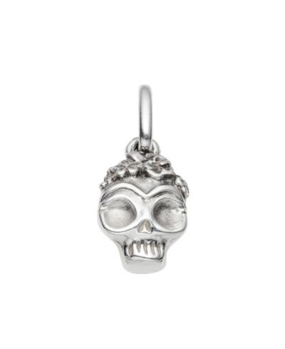 Подвески UNOde50 Mexican Skull Sterling Silver-Plated Metal Alloy Charms