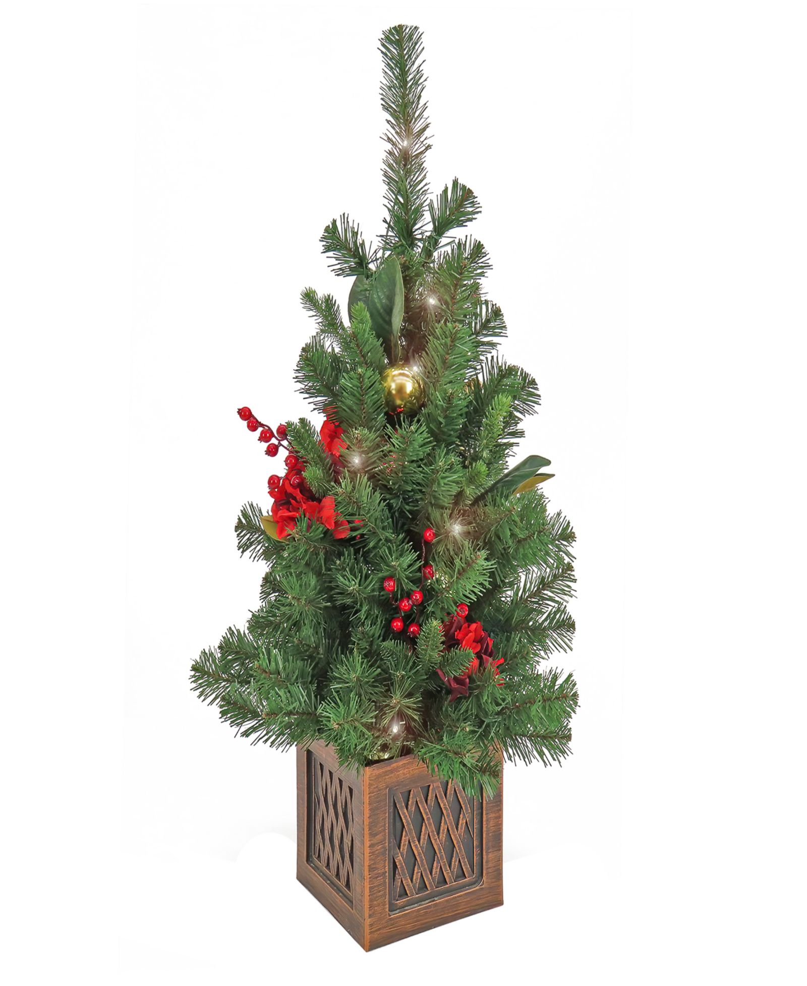 Рождественское декоративное дерево National Tree Company Vienna Waltz в горшке, 36"