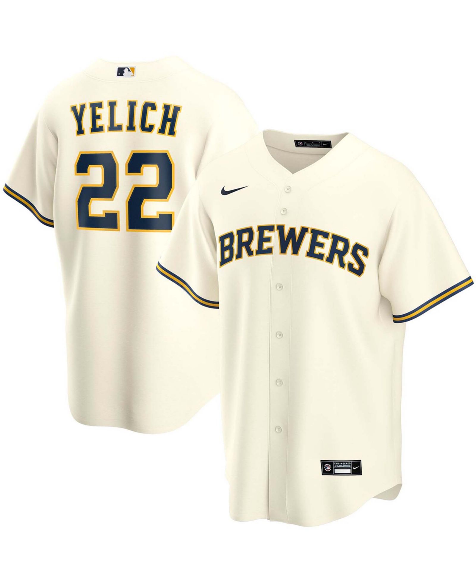 Nike джерси Christian Yelich Milwaukee Brewers