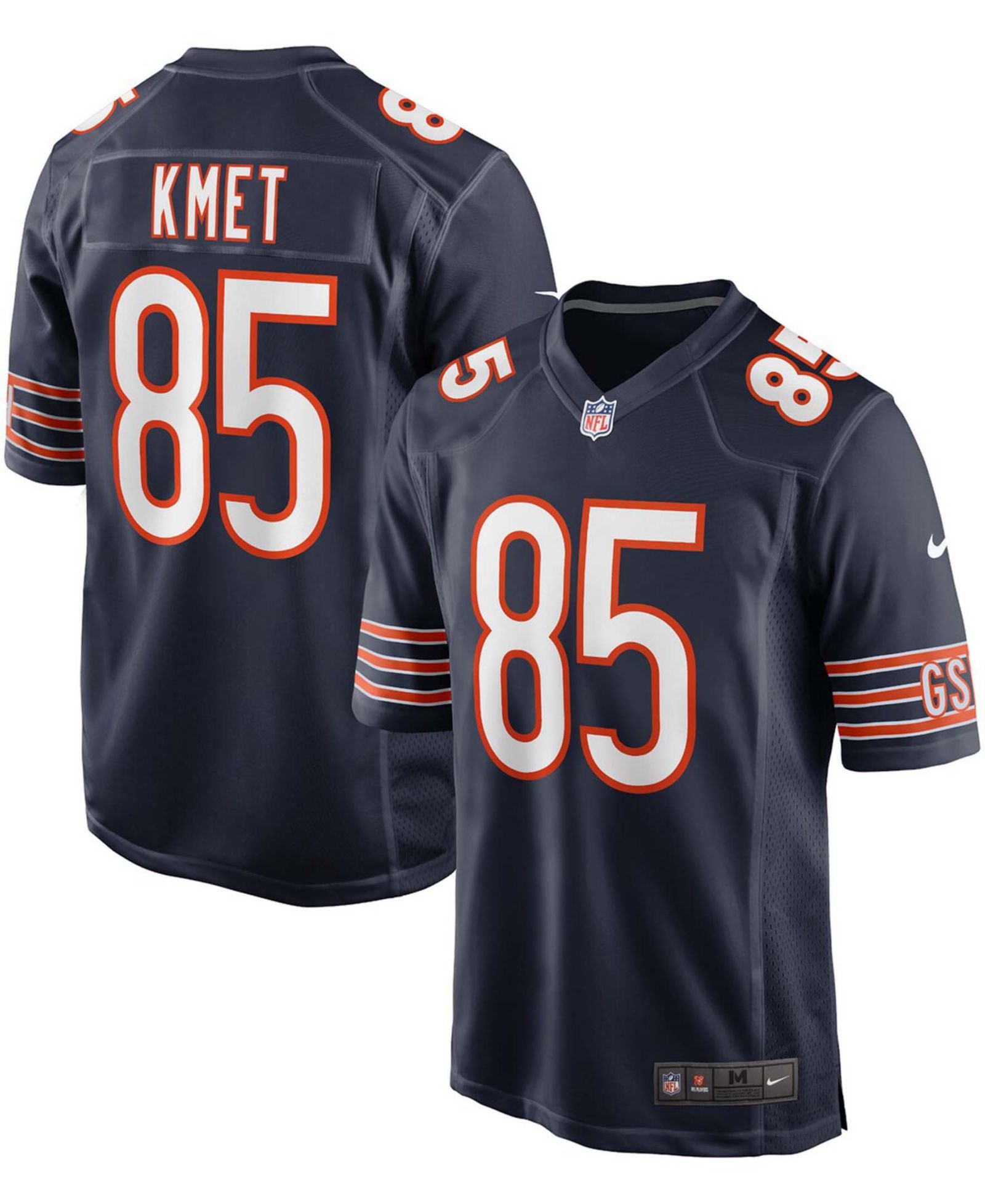Мужская джерси Nike Cole Kmet Chicago Bears Game