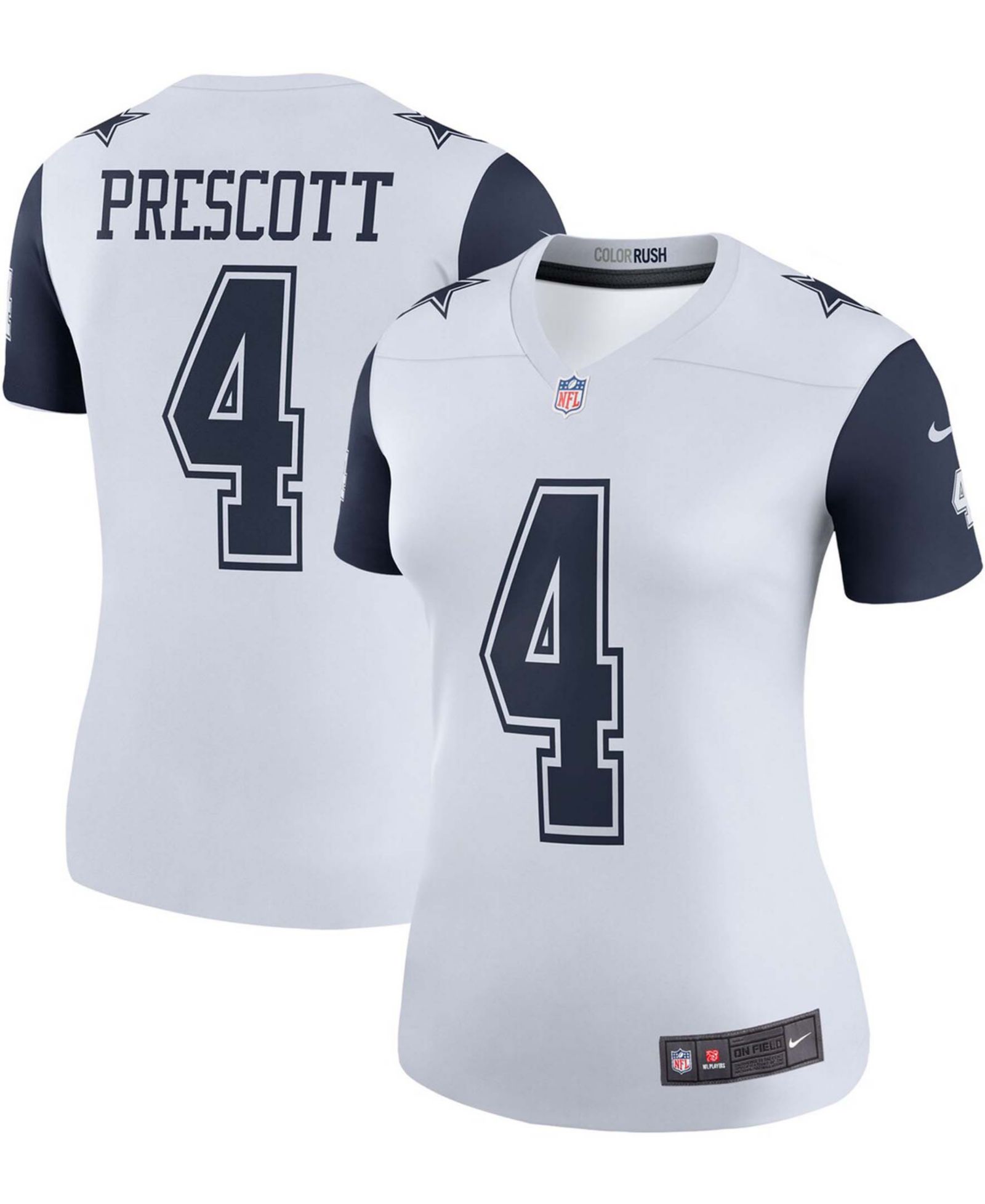 Женская джерси Nike Dak Prescott Dallas Cowboys Color Rush Legend Player