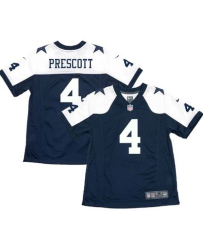 Big Boys and Girls Dak Prescott Dallas Cowboys Throwback Game Jersey