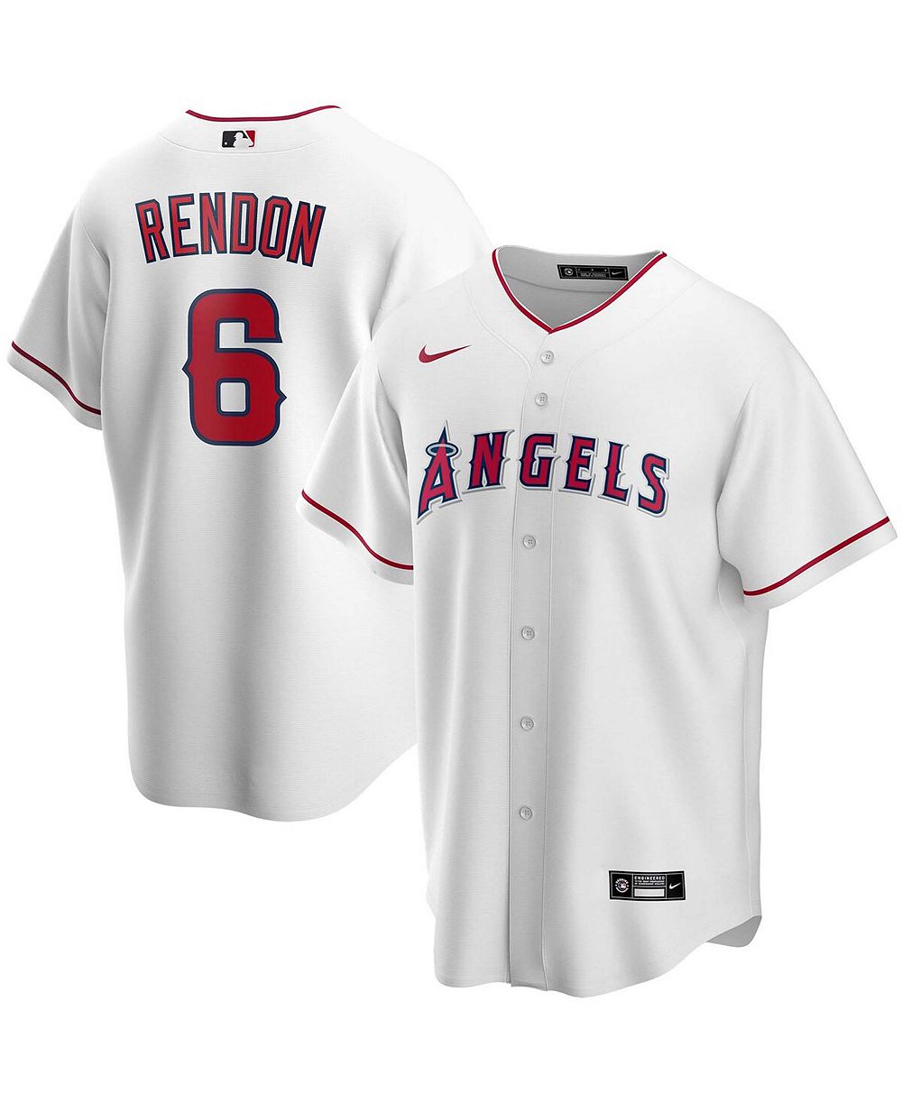 Мужская джерси Nike Anthony Rendon White Los Angeles Angels Home Replica Player Name