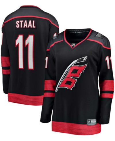 Женская джерси Fanatics Jordan Staal Black Carolina Hurricanes Breakaway Alternate Player