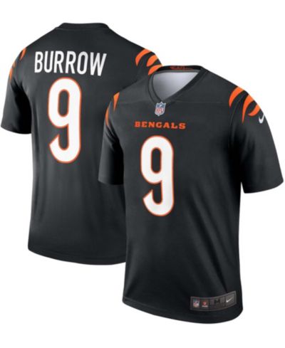 Мужская джерси Nike Joe Burrow Black Cincinnati Bengals Legend