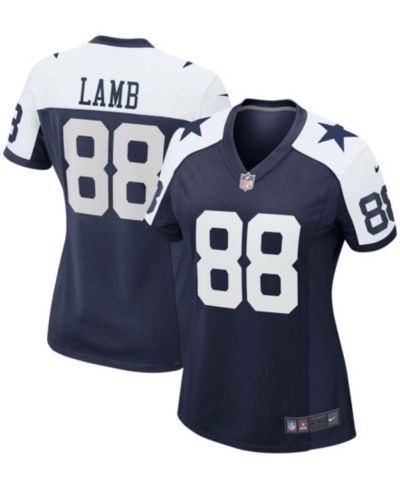 Мужская джерси Nike CeeDee Lamb Navy Dallas Cowboys Alternate Game Team