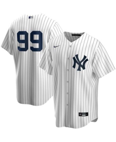 Мужская джерси Nike Aaron Judge White New York Yankees Home Replica Player Name