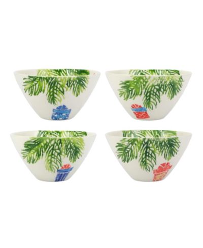 VIETRI Nutcrackers Dinnerware Cereal Bowls, Set of 4