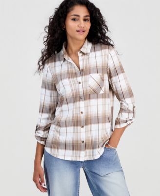 Just Polly Детский Plaid Knit Shirt