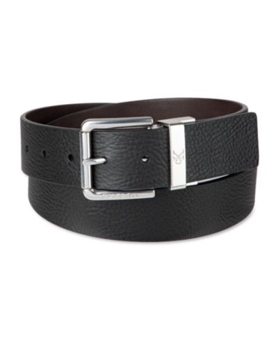 38MM Calvin Klein Men's Pebble Grain Reversible Jean Belt