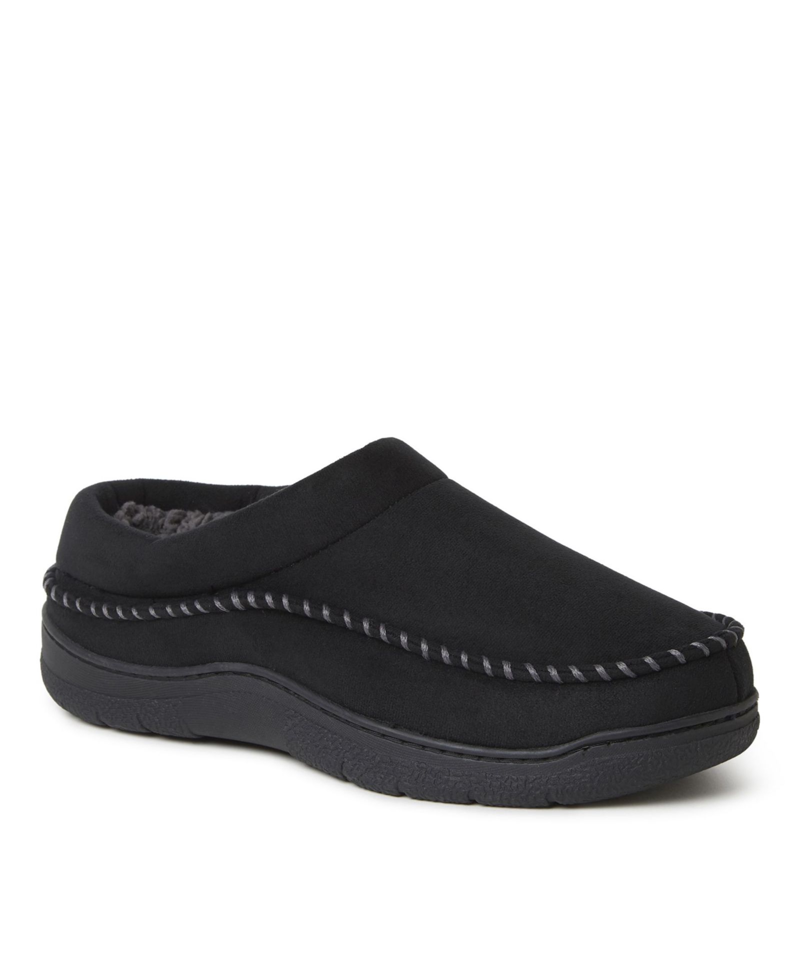 Dearfoams Мужские домашние тапочки-калоши Thompson Moccasin Toe