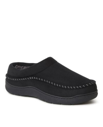 Dearfoams Мужские домашние тапочки-калоши Thompson Moccasin Toe