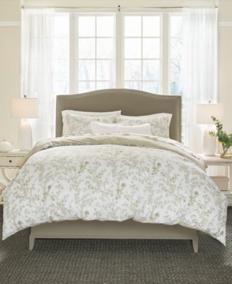 Laura Ashley Lindy Cotton Reversible 2-Pc. Duvet Cover Set, Twin
