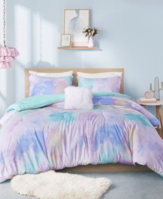Комплект из 3 одеял Intelligent Design Cassiopeia Watercolor Tie Dye, Twin/Twin XL