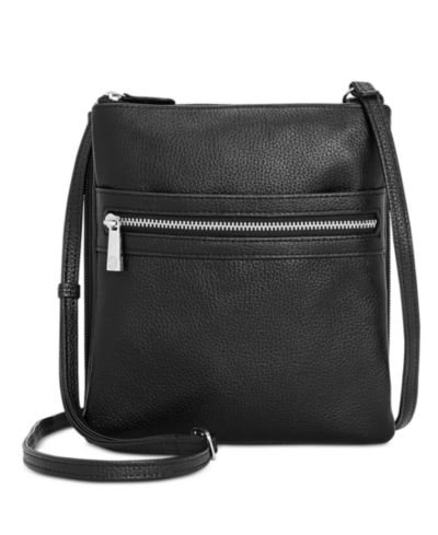Giani Bernini кожаная сумка через плечо Pebble Leather Dasher
