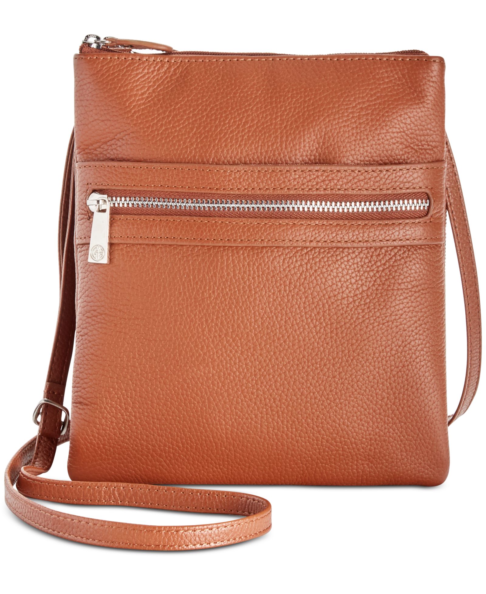 Giani Bernini кожаная сумка через плечо Pebble Leather Dasher