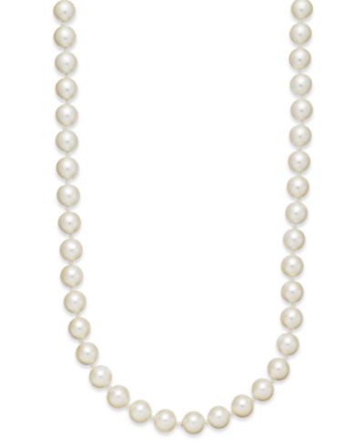 Charter Club Imitation Pearl (8mm) ожерелье, 24" + 2" extender
