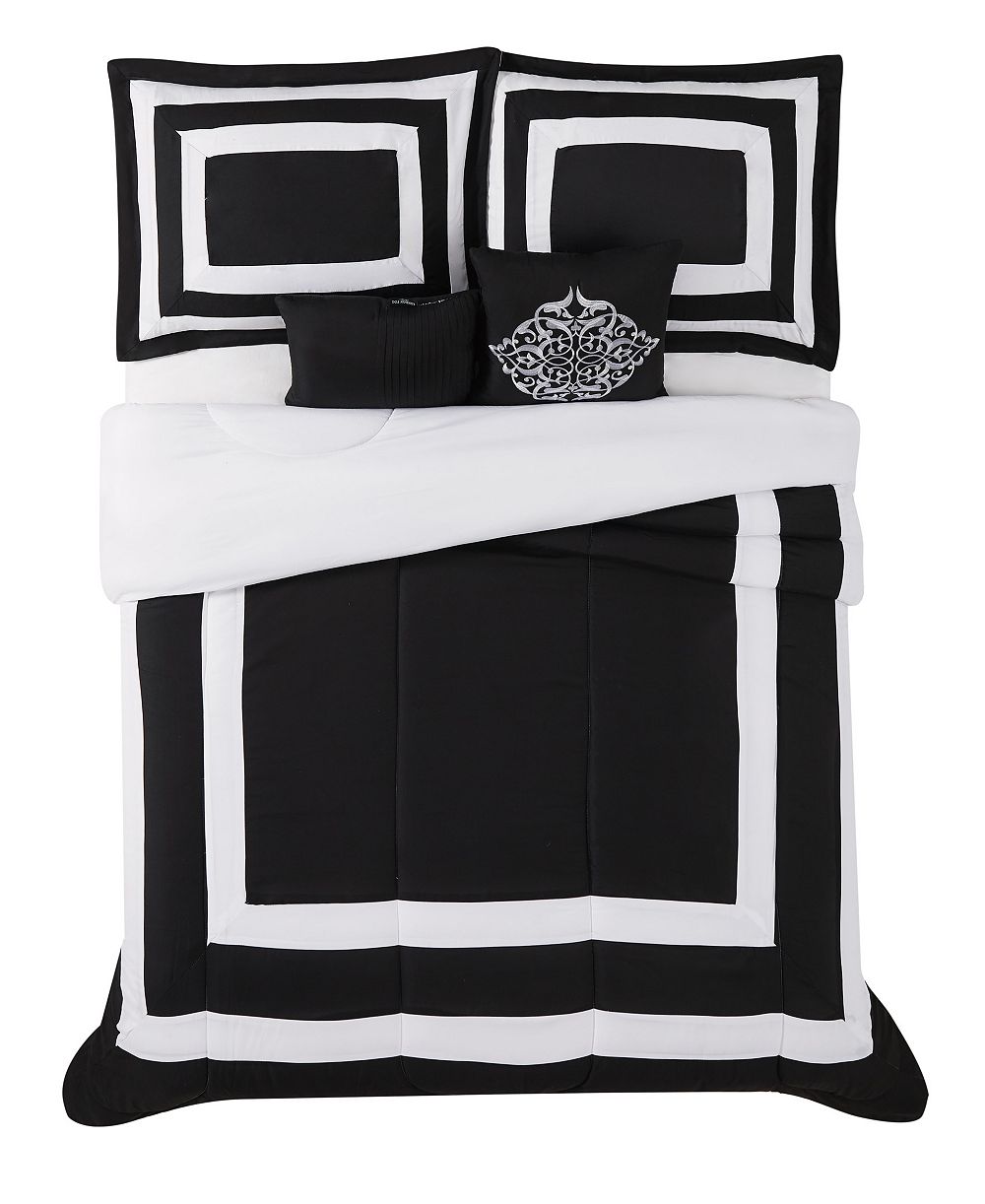 London Fog Rayne's 5 Piece Comforter Set, Queen