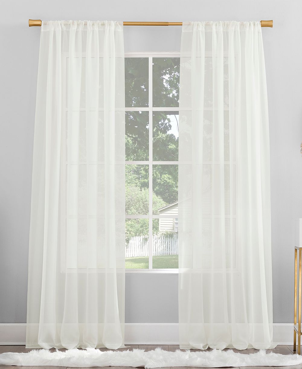 Панель шторы Mallory Sheer Voile Rod Pocket