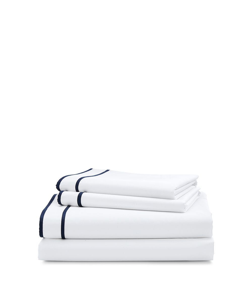 Lauren Ralph Lauren Spencer 300 Thread Count Sateen Border Sheet Set, King