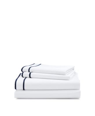 Комплект простыней Lauren Ralph Lauren Spencer 300 Thread Count Sateen Border, California King