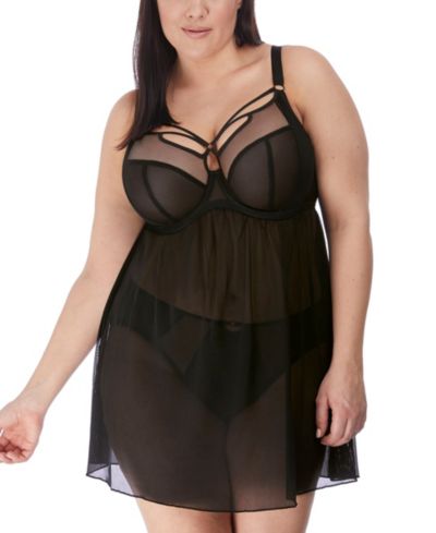 Платье-камизоль Plus Size Sachi Babydoll Chemise от Elomi
