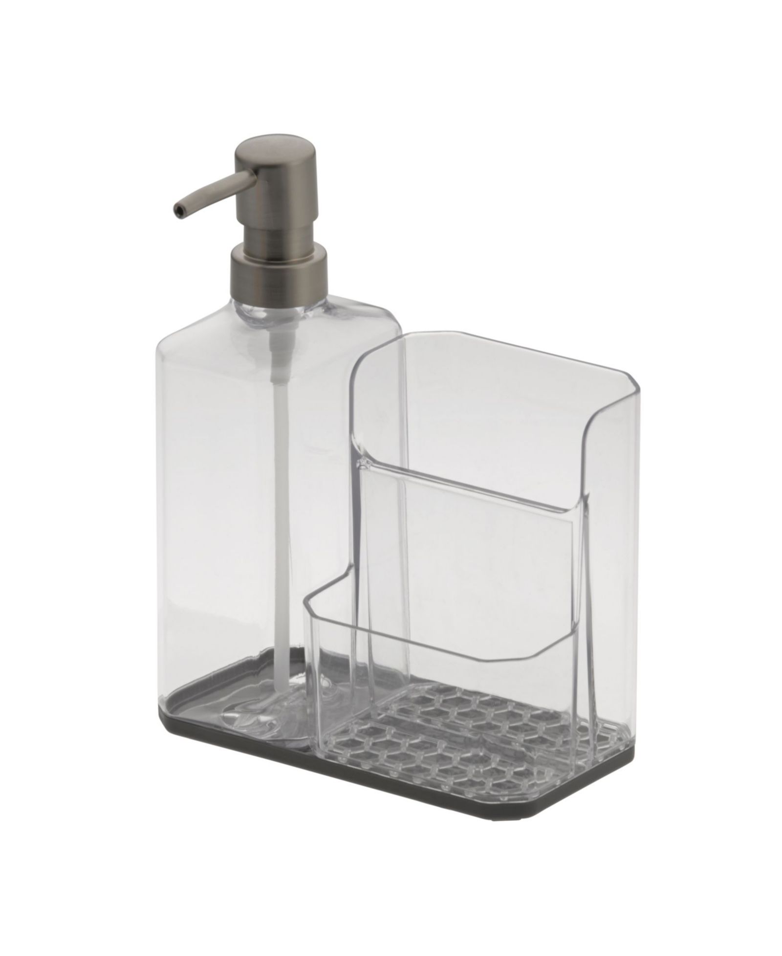 Spectrum Diversified HEXA Sponge Brush Holder with Soap Pump