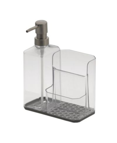 Spectrum Diversified HEXA Sponge Brush Holder with Soap Pump