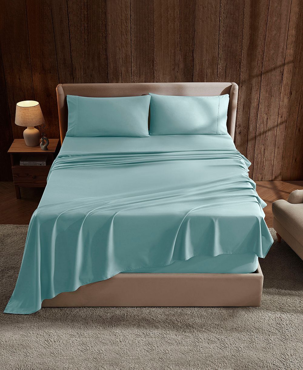 Nestl Premier Collection Deep Pocket 4 Piece Sheet Set, California King