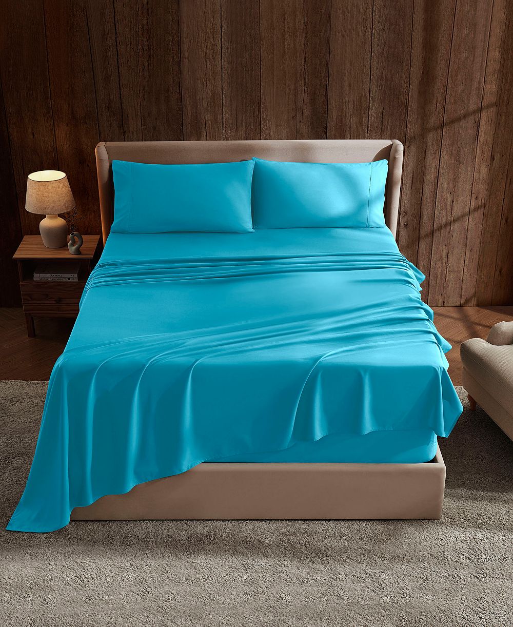Nestl Premier Collection Deep Pocket 4 Piece Sheet Set, King