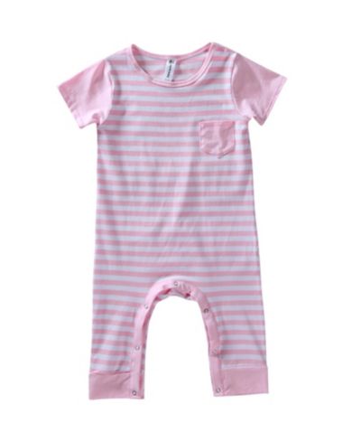 Earth Baby Outfitters Baby Boys or Baby Girls Short Sleeve  Romper