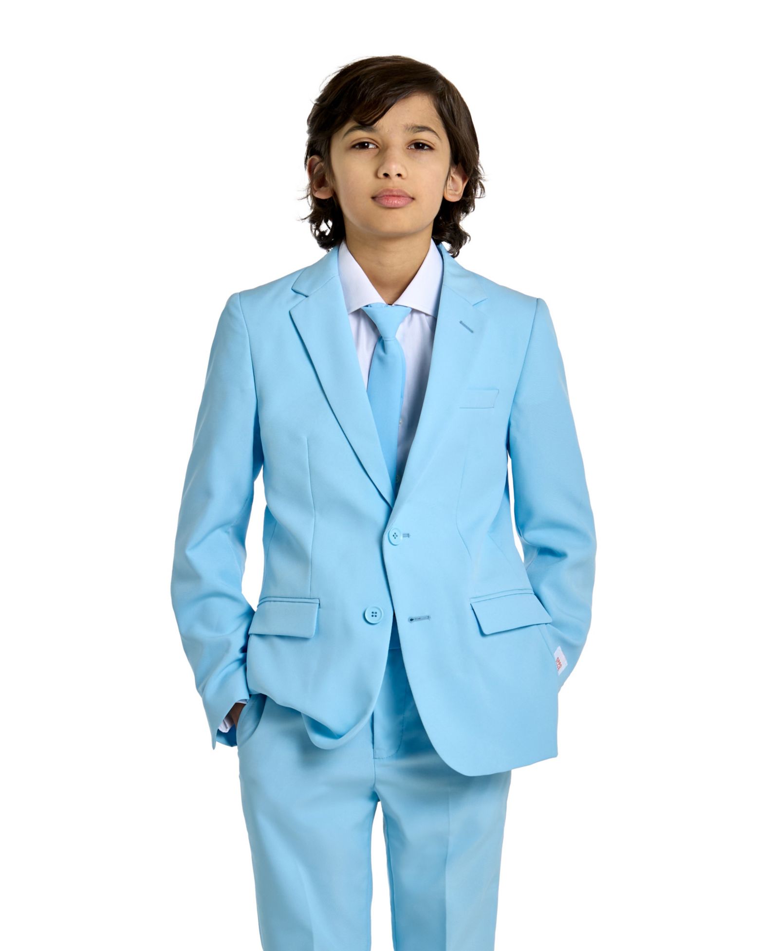 OppoSuits Big Boys 3-Piece Cool Solid Suit Set