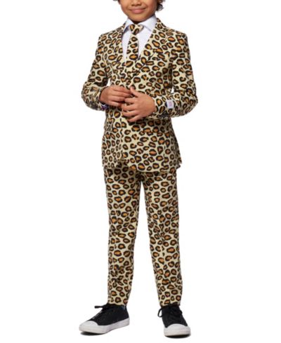 Костюм для малышей OppoSuits The Jag Animal Print, 3 части: блейзер, брюки и галстук
