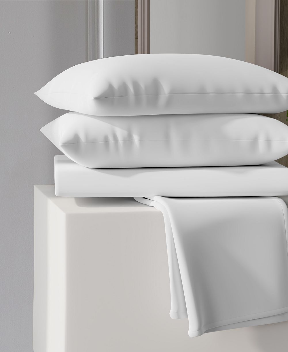 Ultra-Light Cool Crisp 100% Organic Cotton Percale 4-Pc. Sheet Set, Queen