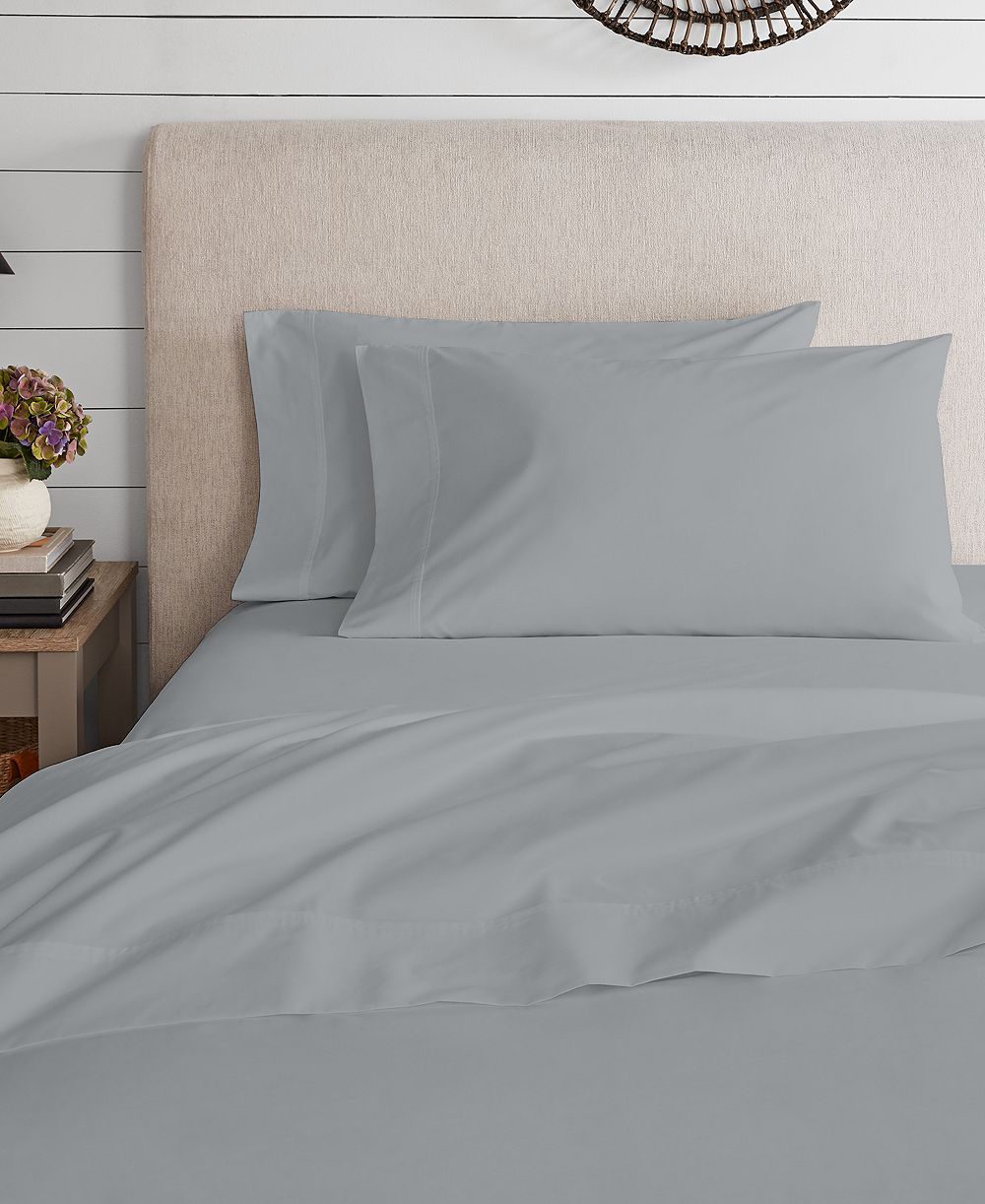 100% Organic Cotton Brushed Percale 4-Pc. Sheet Set, Full