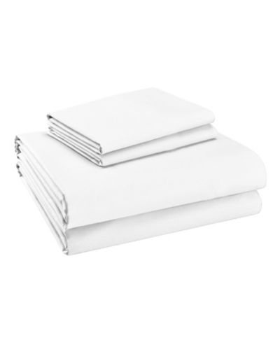 100% Organic Cotton Brushed Percale 4-Pc. Sheet Set, Queen