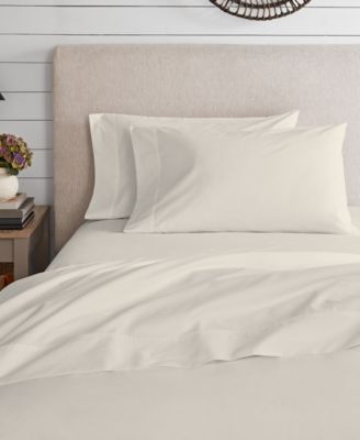 100% Organic Cotton Brushed Percale 4-Pc. Sheet Set, King